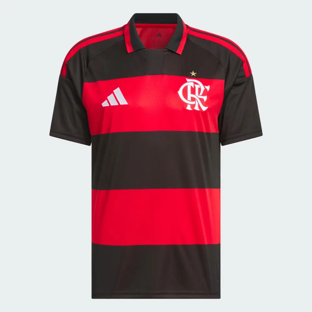 Manto Flamengo Masculina Jogo 1 Adidas 2026 - O Uniforme Oficial dos Rubro-Negros