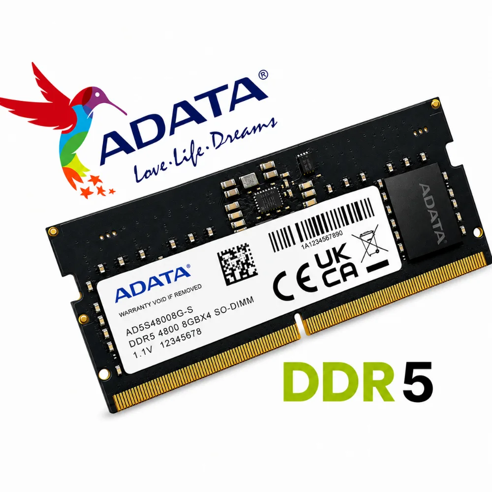 Memória RAM 8GB DDR5 /ADATA/Sk Hynix/Hana DDR5 8GB 4800MHZ/5600MHz SODIMM para Notebook
