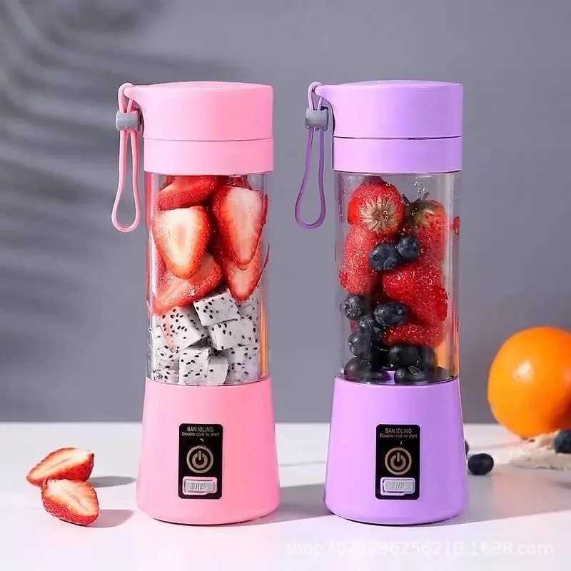 Mini Liquidificador Portátil Shake 6 Laminas + Cabo USB-SE3095: O Acessório Perfeito para Seu Estilo de Vida Ativo
