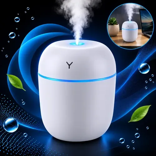 Mini Umidificador De Ar De Ambiente Climatizador E Difusor
