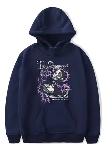 Moletom Moderno Com Estampa Twin Paranormal Two Bodies One H