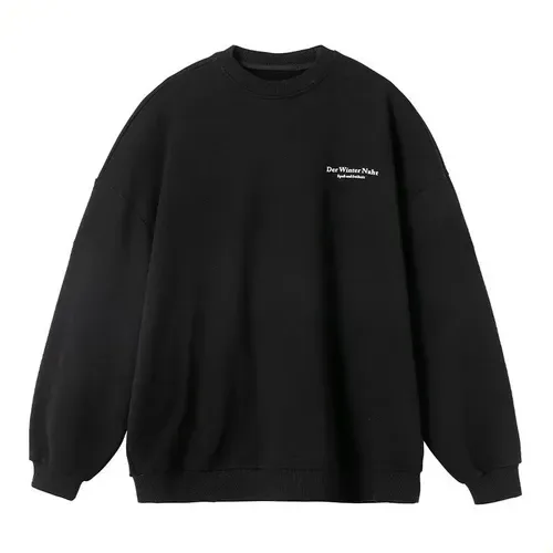 Moletons Masculinos Estilo Americano Roupas Masculinas Com U