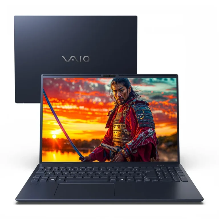 Notebook VAIO FE16 AMD® Ryzen 5-5625U Linux 8GB RAM 256GB SSD 16" IPS WUXGA Antirreflexo - Cinza