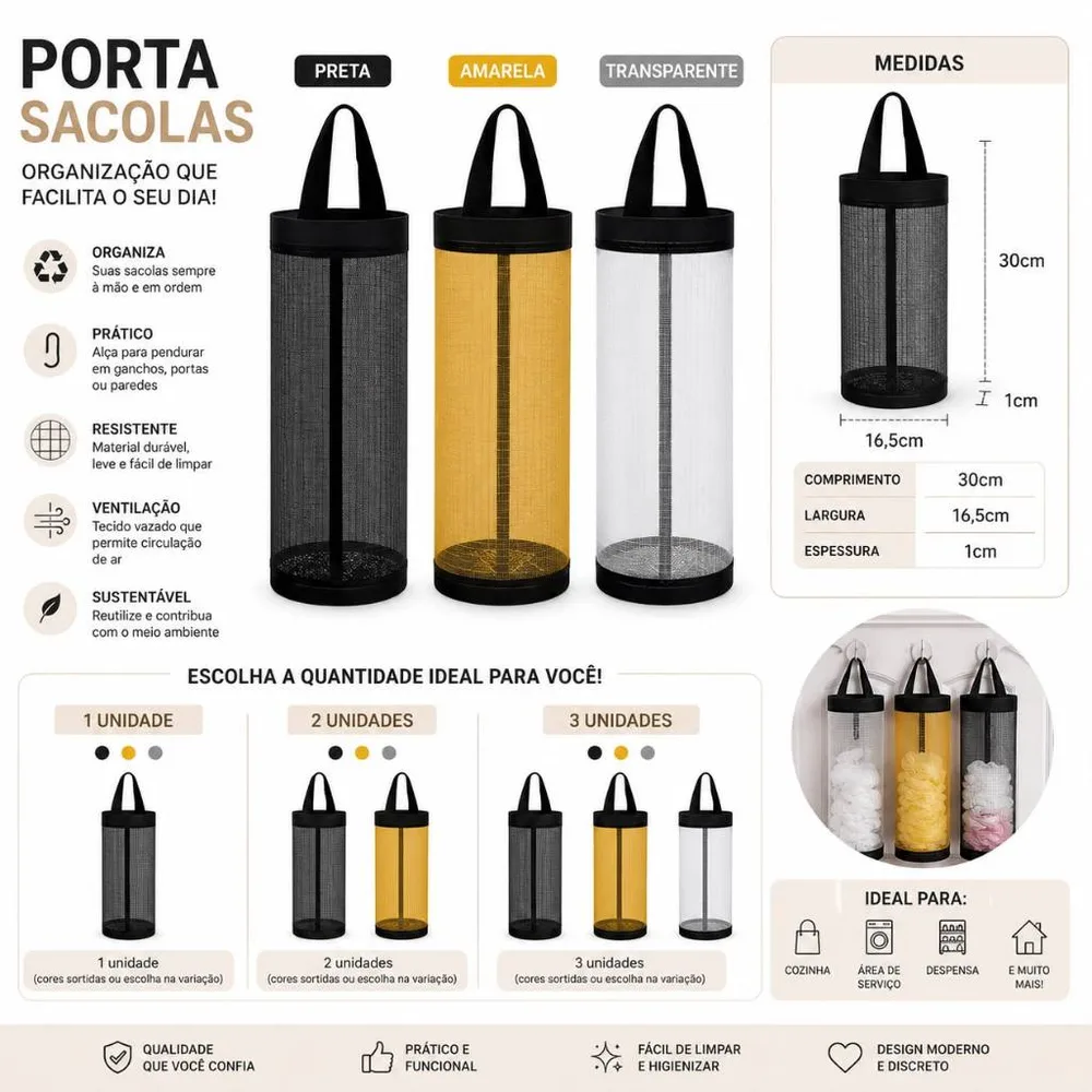 Organizador de Sacolas: O Item de Cozinha que Você Precisa para Simplificar Sua Vida