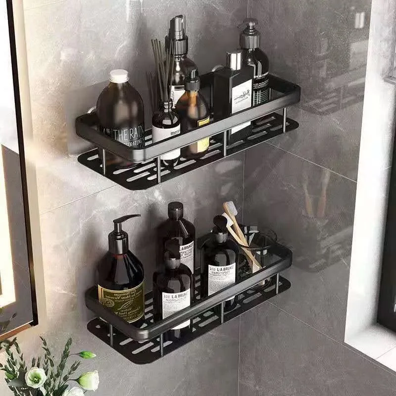 Organize seu Banheiro com o Suporte de Canto e Reta Porta Shampoo - Um Must-Have!