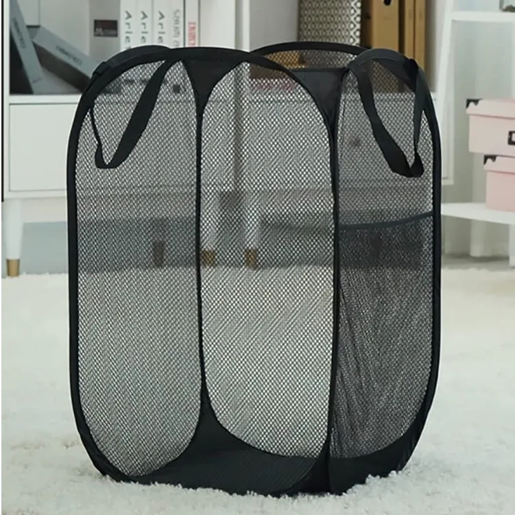Organize Seu Espaço com o Cesto De Brinquedos Organizador Preto Sexto De Roupa Suja