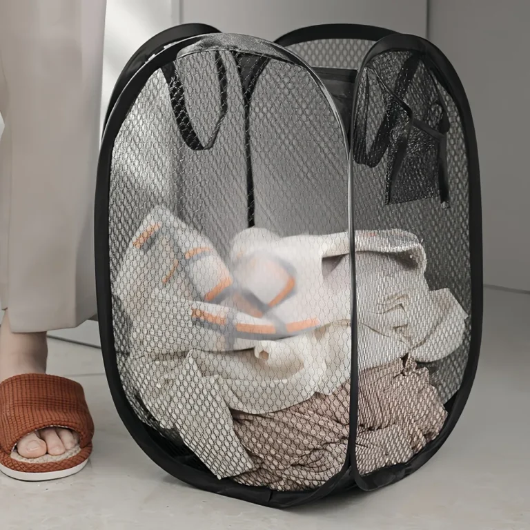 Organize Sua Vida com o Cesto De Roupa Dobrável - Um Achado Imperdível!