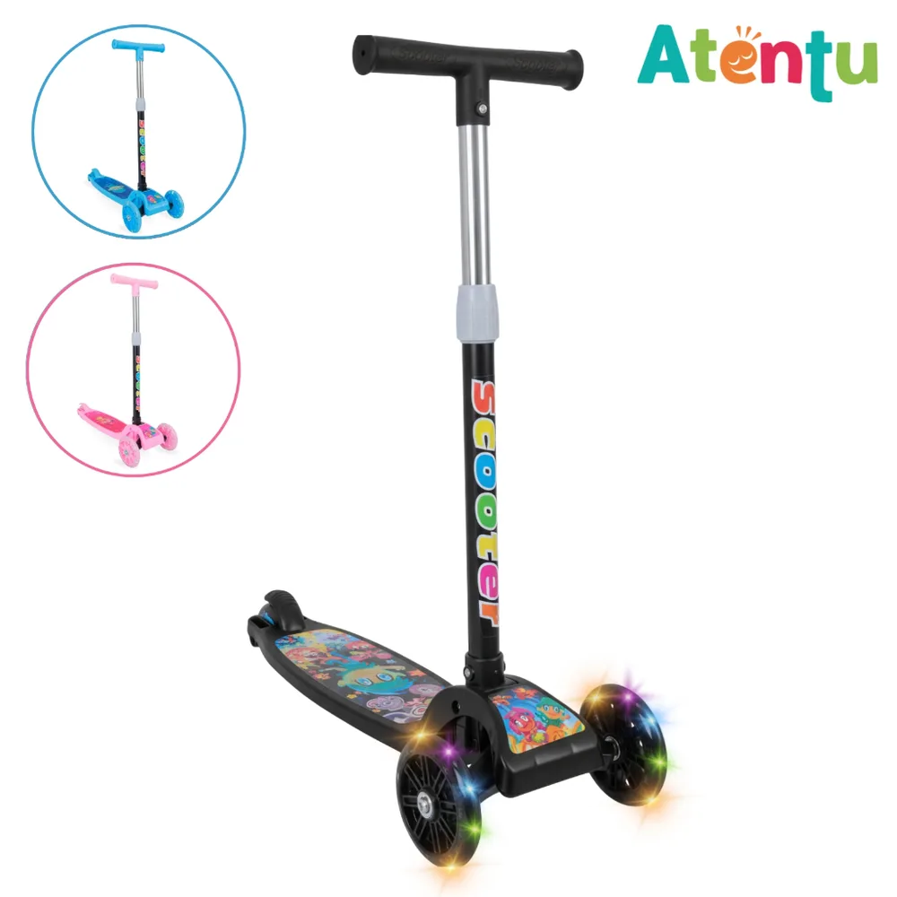Patinete Infantil 3 Rodas com LED: O Brinquedo Perfeito para Sua Criança