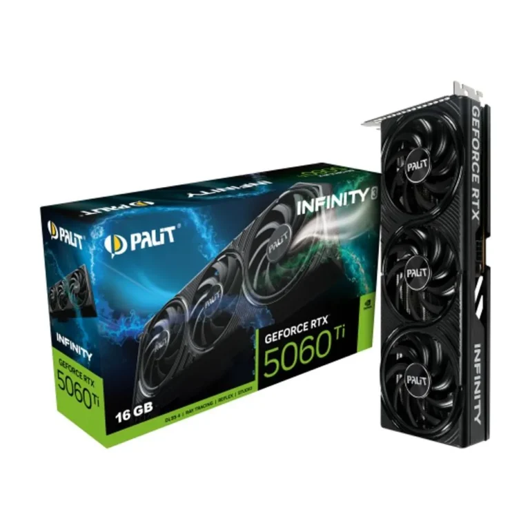 Placa de Video GeForce NVIDIA PALIT RTX5060TI 16GB INFINITY 3 GDDR7 NE7506TS19T1-GB2061S