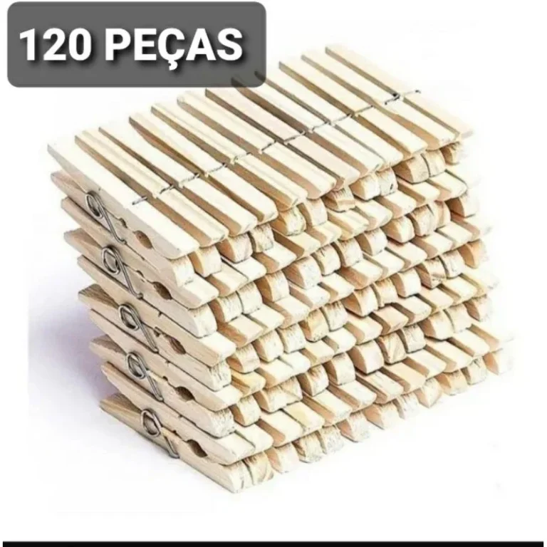 Pregador Prendedor de Roupas Kit C/120 Varal: A Solução Prática para Secar Suas Roupas