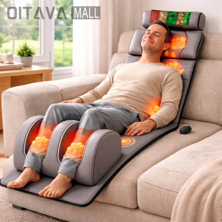 Review do Colchão Massageador Shiatsu com Aquecimento, Airbag e Controle Remoto – Vale a Pena Comprar?