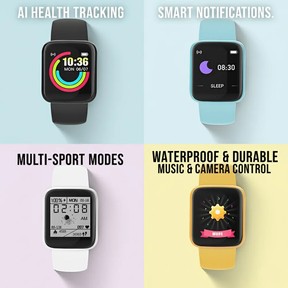 Review do Smartwatch Infantil Y68 – O Relógio que Faz Seu Filho Se Mover e Aprender