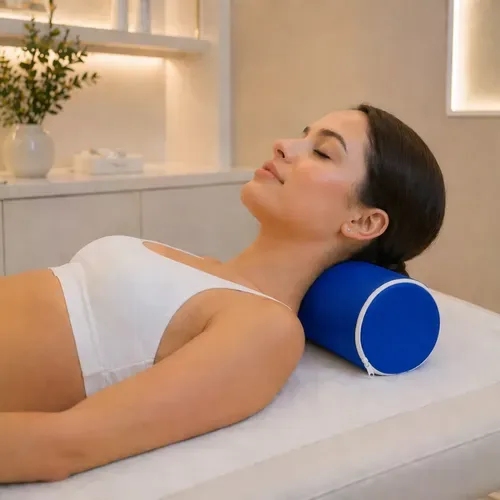 Rolo Posicionador 10x40 Fisioterapia Massagem Com Capa