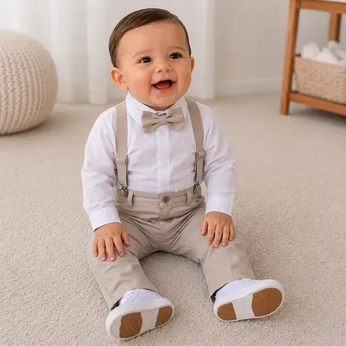 Roupa Social Infantil Bebê Menino Batizado Casamento Promo