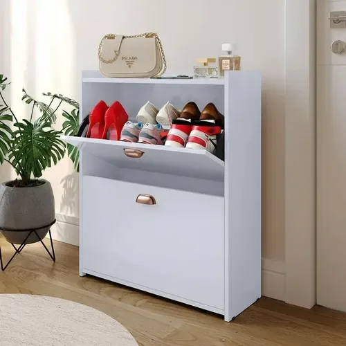 Sapateira De Porta Com Duas Prateleiras Para Até 12 Pares