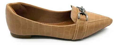 Sapatilha Mocassim Feminino Bico Fino Sapato Confort Macia