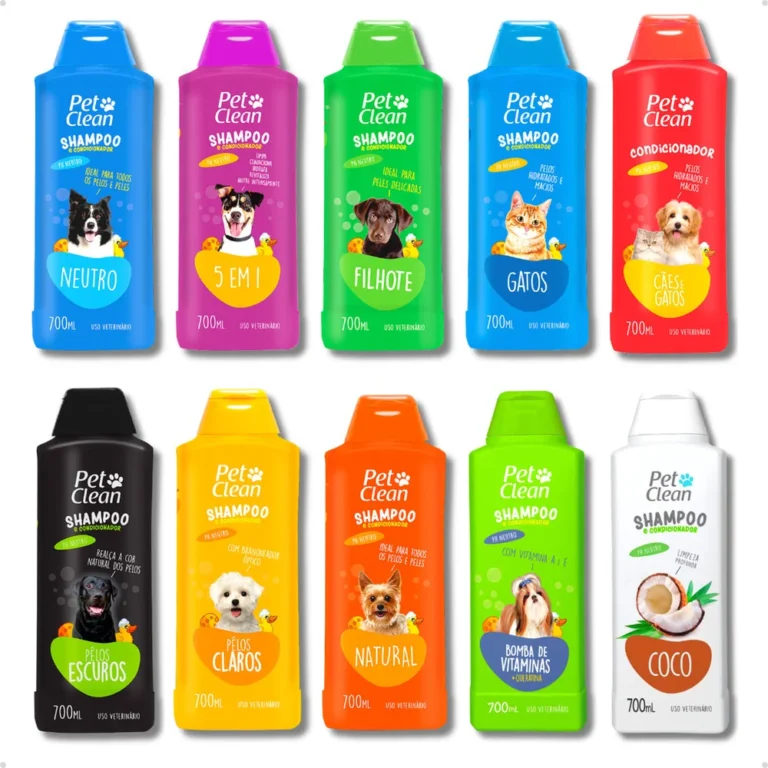Shampoo e Condicionador Pet Shop para Cachorro e Gato: O Melhor para o Seu Amigo Fiel!