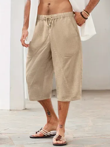 Short Masculino Bolso Casual Moderno Exterior Verão .