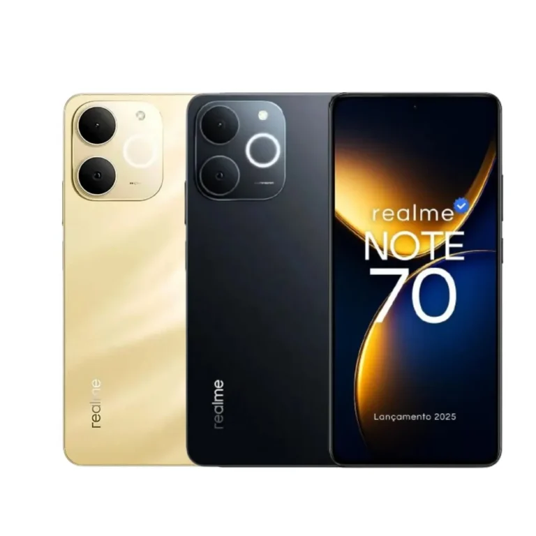 Smartphone Celular Realme Note 70 256GB/8GB 128GB/4GB Ram 6.74" Processador Unisoc T7250 6300mAh
