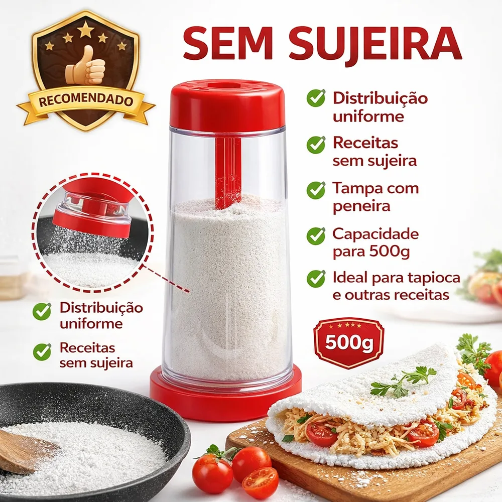 Tapioqueira Peneira Polvilhador: O utensílio definitivo para tapioca e beiju – Review e recomendação