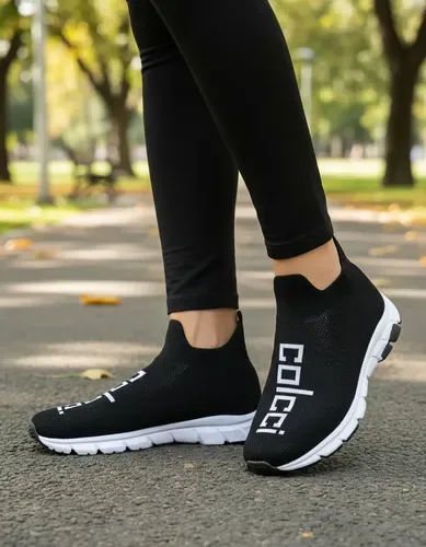 Tênis Fitness Slip On Treino Sneaker Academia Sapato Casual