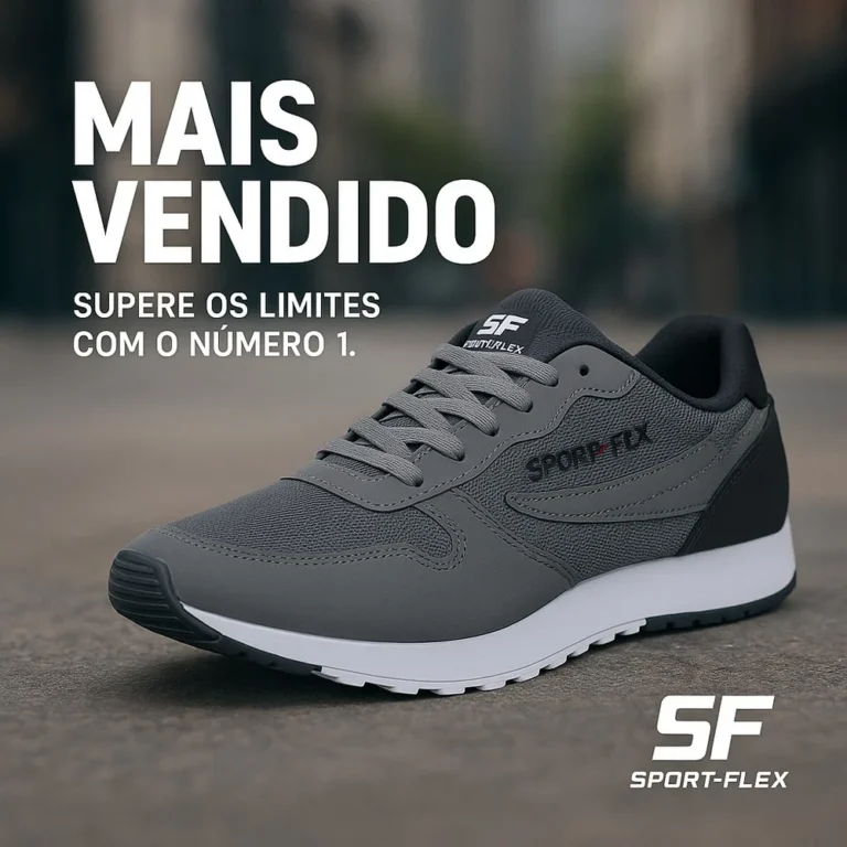 Tênis Masculino Esporte Fit Casual – Conforto e Desempenho por R$69,89