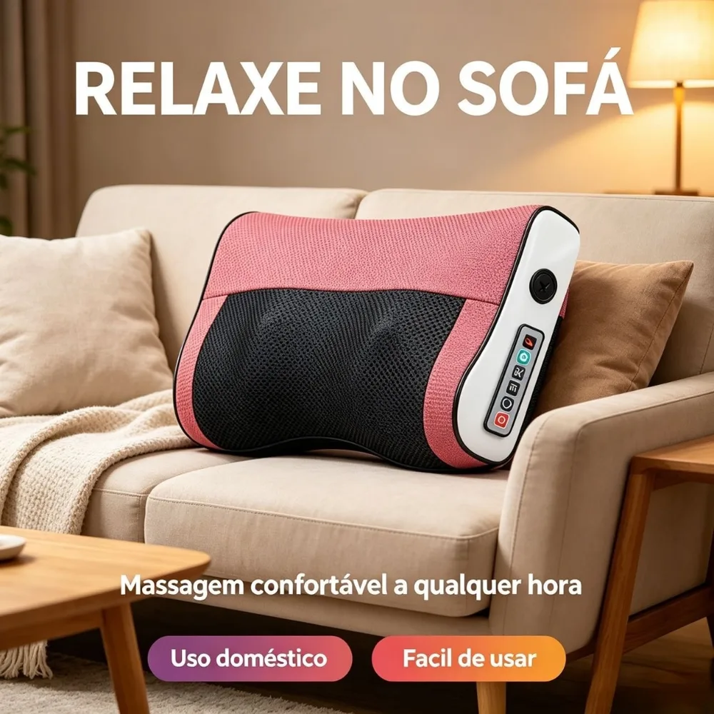 Travesseiro Massageador Shiatsu com Aquecimento: Review Completo e Por Que Você Precisa Comprar Agora