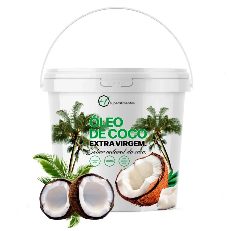 Balde Óleo De Coco Extra Virgem Premium 3 Litros +1 Superalimentos
