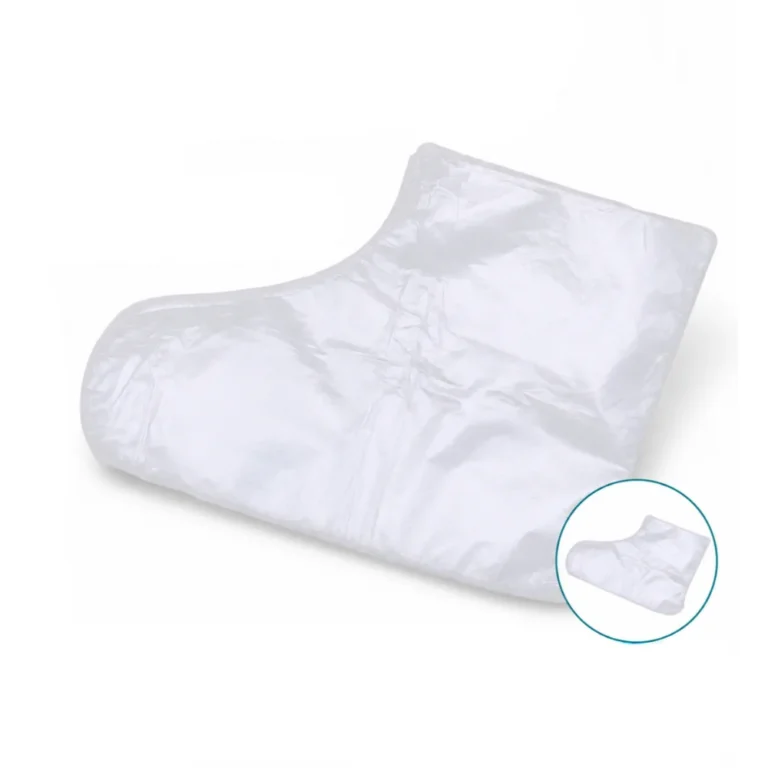 Kit 3 Pac/300 Uni Bota Plástica Descartável Propé Proteção Para Pés Pedicure Podologia Higiene