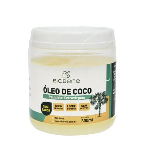 Óleo De Coco Sem Sabor Sem Odor De Palmiste Biobene 300ml