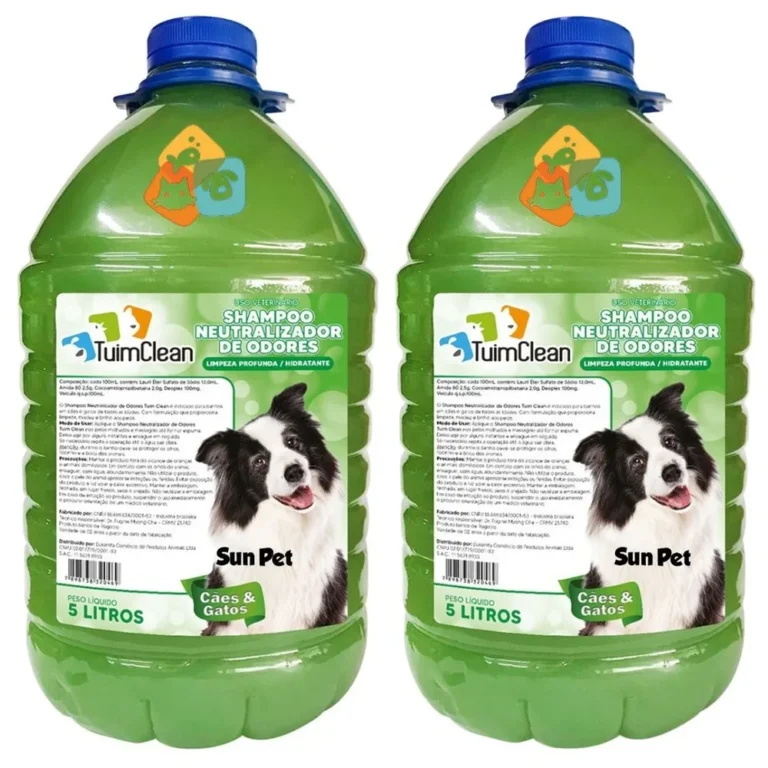 Shampoo Tuim Clean Neutralizador 2un 5 Litros - pet shop - banho e tosa