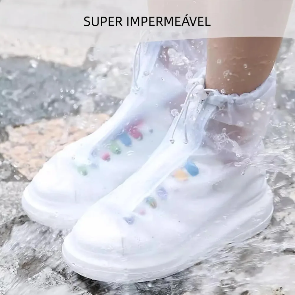 Silicone Protetor de Sapato - Impermeável Unissex Antiderrapante | Uso Diversificado